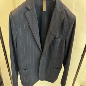 Eleventy Navy Pinstripe Blazer